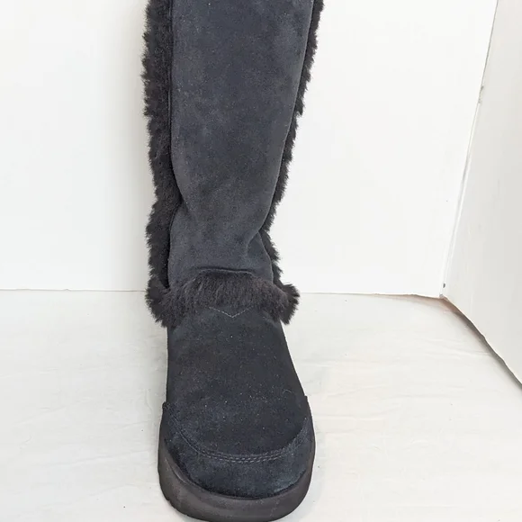 UGG Sundance waterproof suede and shearling boots